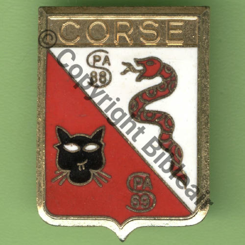 A1066 1985circa EC.3.11 CORSE TOUL  IMAGE EPINAL Tambour Dos lisse scintillant YEUX BLANCS 37x27mm Src.Y.GENTY 